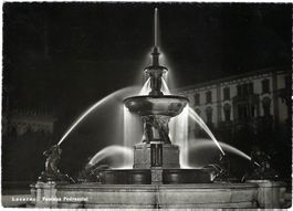Alte AK Locarno, Fontana Pedrazzini