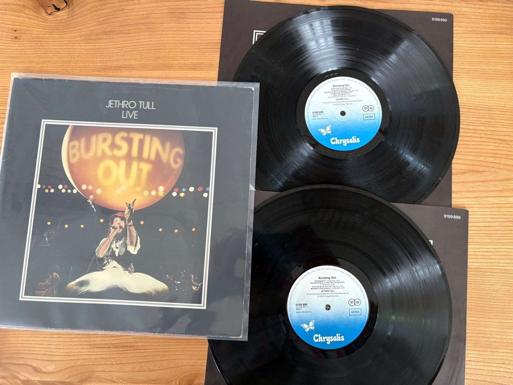 Dischi in vinile: Jethro Tull - Live - Bursting Out - Germany - 1978 - Chrysal – Usato da Zofingen venduto da Bigron