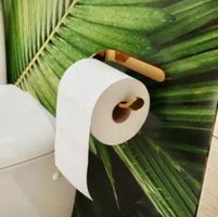 Neuer WC Rollenhalter vergoldet mit Befestigungsmaterial