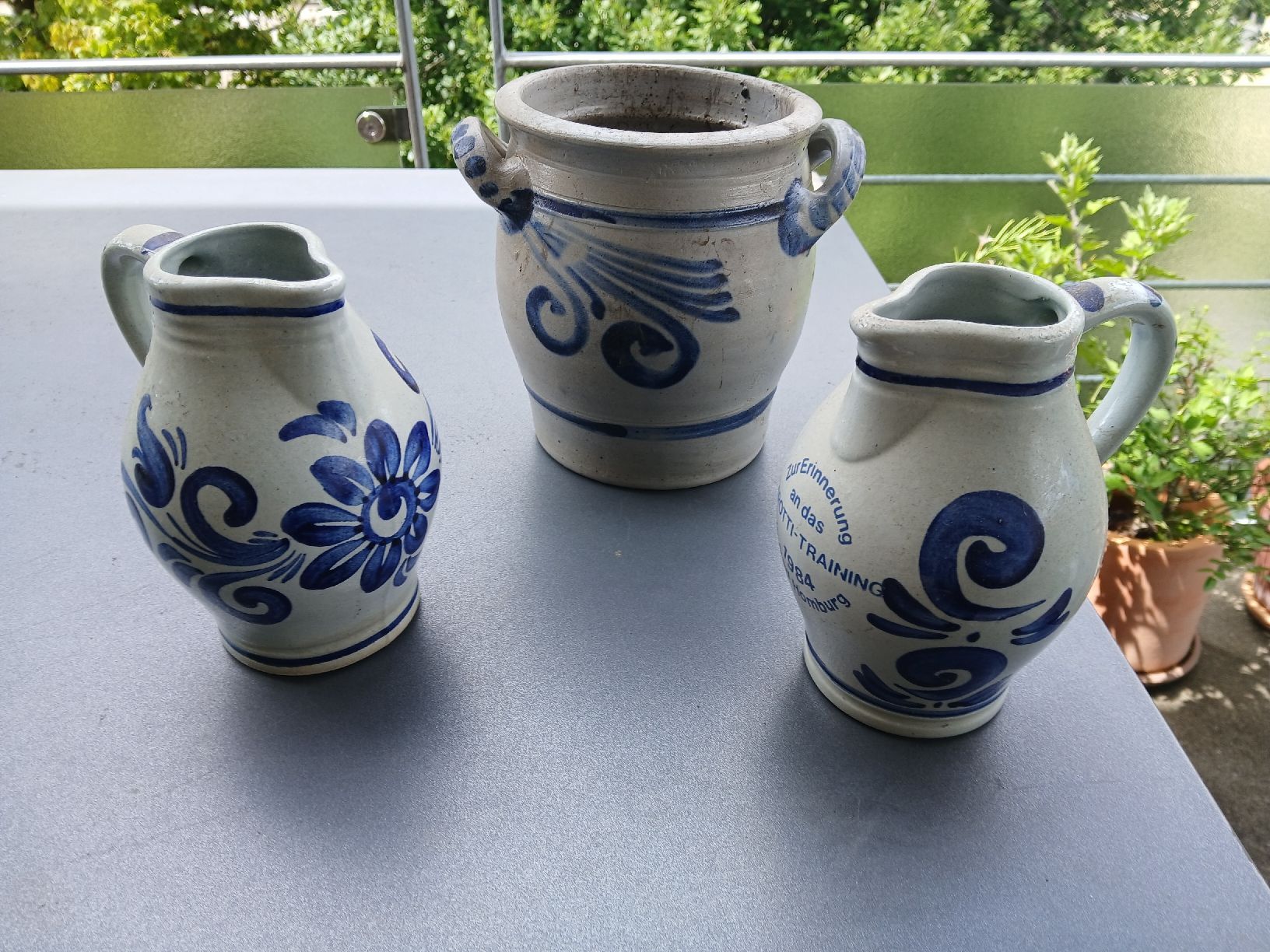 Vasi & Recipienti: 4x Rustic Stoneware Pitchers & Pot Set - Spring Decor! – Usato da Dübendorf venduto da rol_fm6d 1