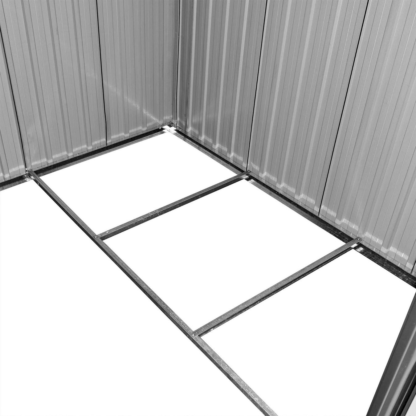 Gartenhäuser & Gewächshäuser: Metall Gerätehaus 204x132x185 anthrazit – Neu und originalverpackt aus Bottighofen von zaap 4