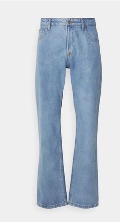 Pegador Jeans straight leg light blue