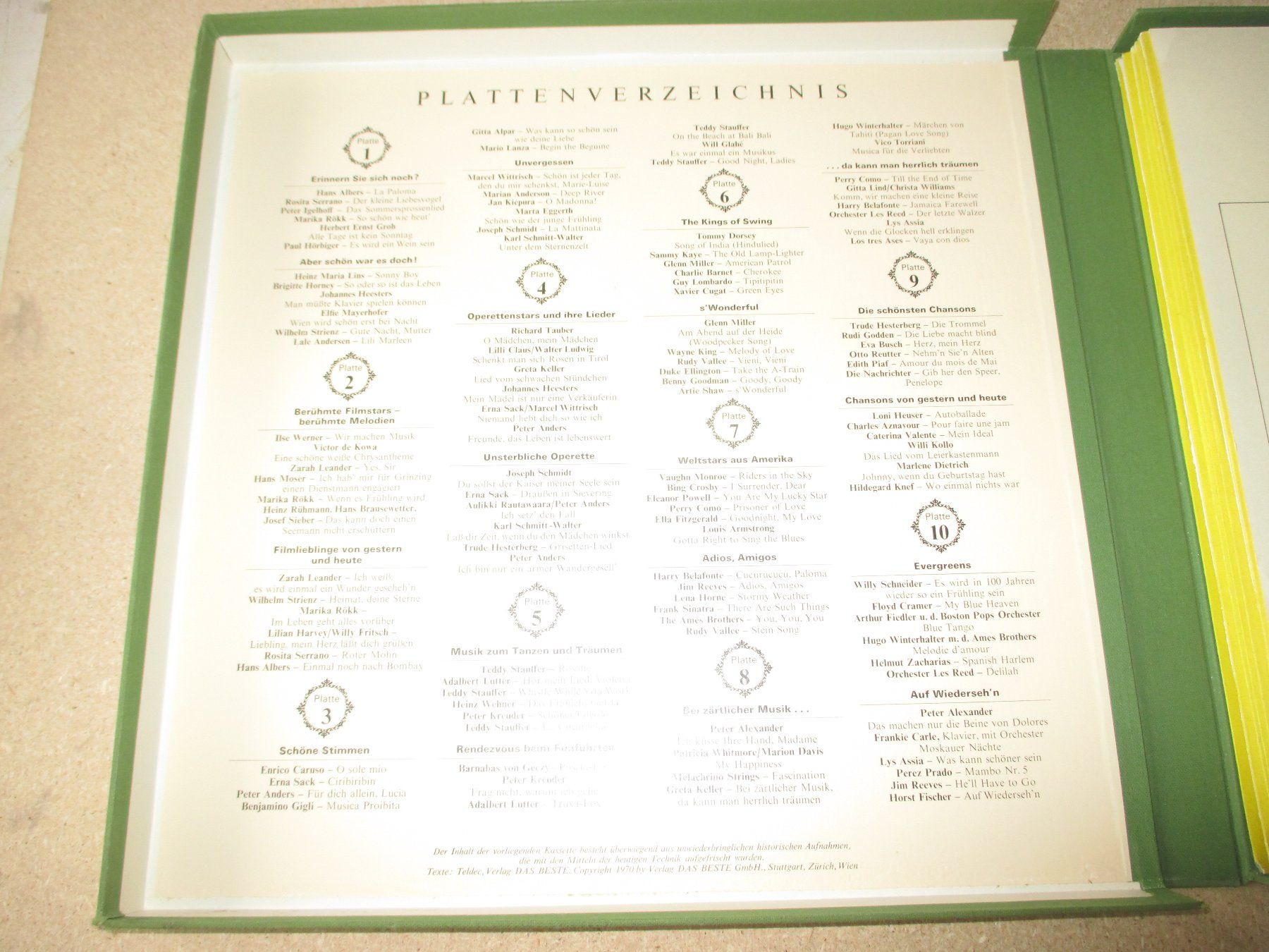 Vinyles: Es war einmal ......    87 Stars - 120 Melodien – D'occasion à Flims - Dorf par Stagediver 1