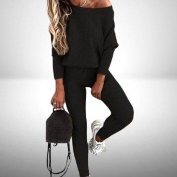 🖤 Stylisch und Bequem: Dein neues Loungewear-Set 🌟💫