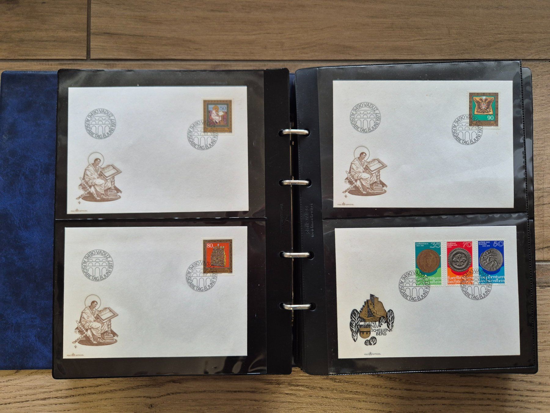 Alle Briefmarken: Sammlung FDC Lichtenstein   (195) – Gebraucht aus Romanshorn von Spinner7 8