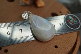 Mondstein   mit Schimmer  925 Silber      Anhänger  Räumung