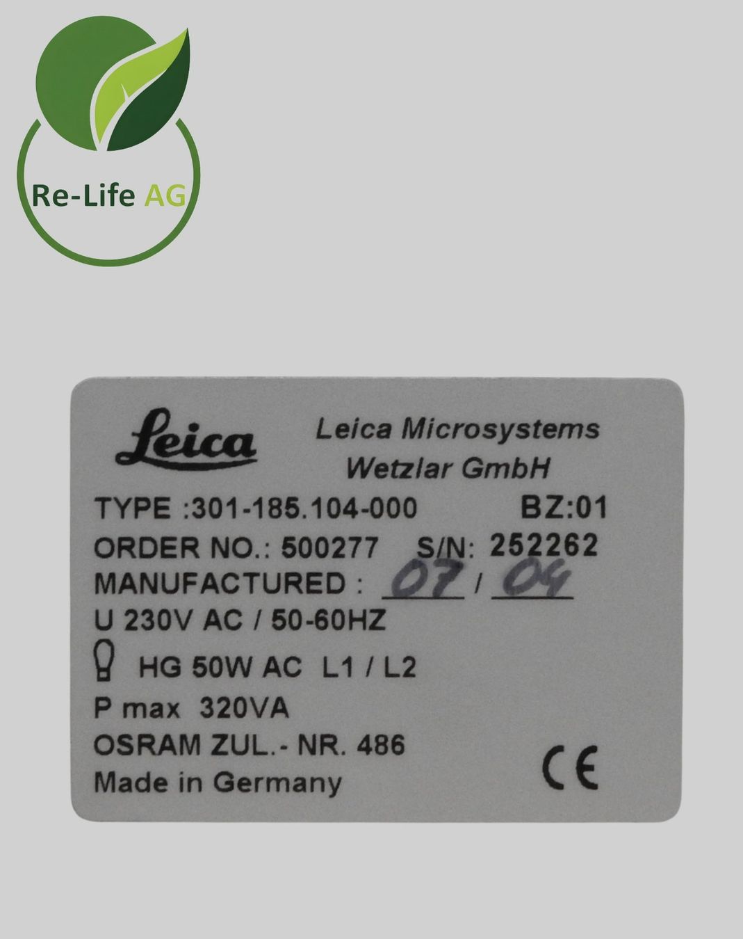 Leica Tutte le macchine: Leica 301.185.104-000 Microscope Power Supply – Difettoso da Reinach BL venduto da Re-LifeAG_Labor 5