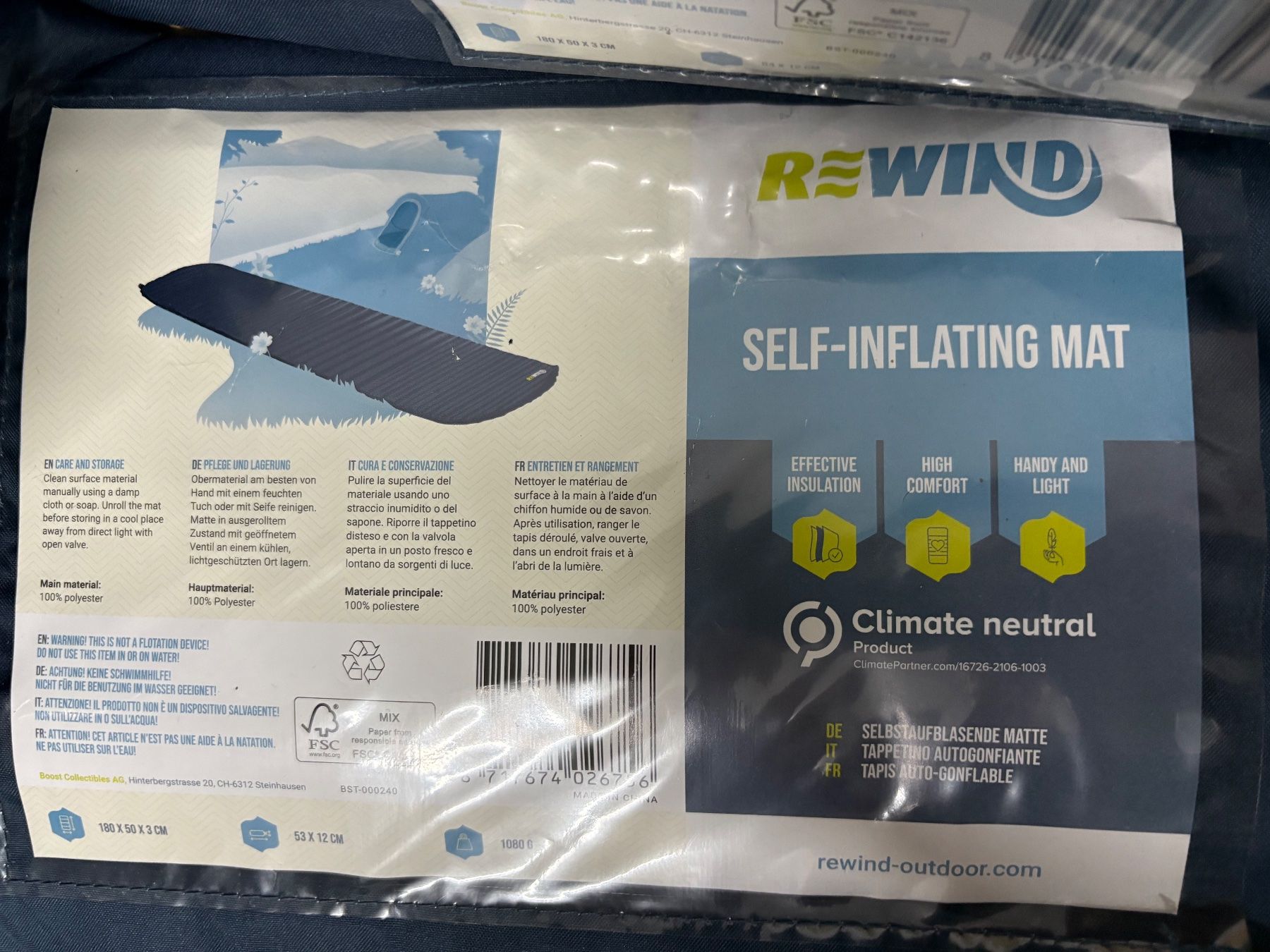 Lidl Matratzen: Camping Matte – Gebraucht aus Kerzers von chassotce 1