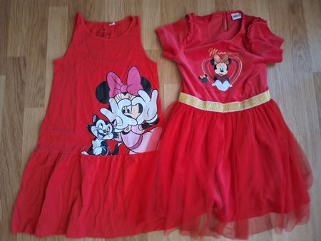 2 Kleider Gr. 134/140 "Minnie Mouse"