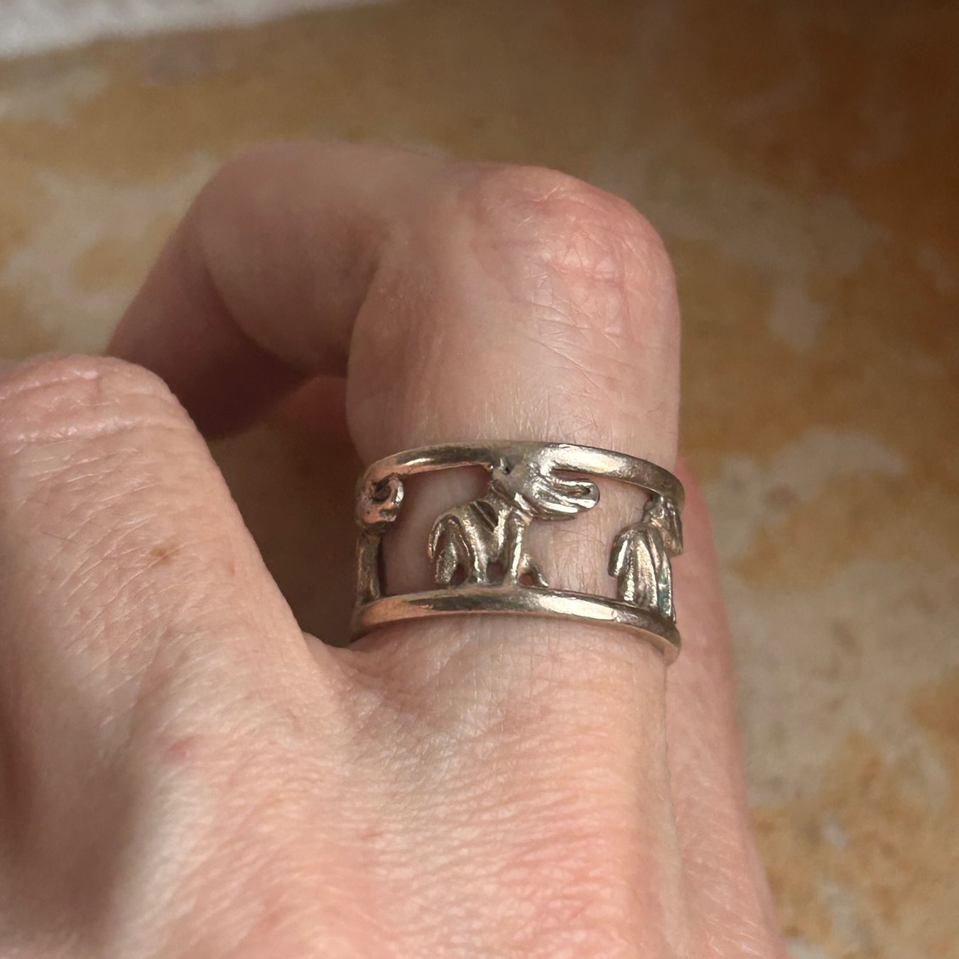 Anelli: Elefanten Ring, 925er Silber (Grösse 57.5) – Usato da Laufen venduto da Bellebellezza 2
