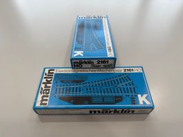 Elektromagnetisches Weichenpaar K-Gleis Länge 168,9 mm