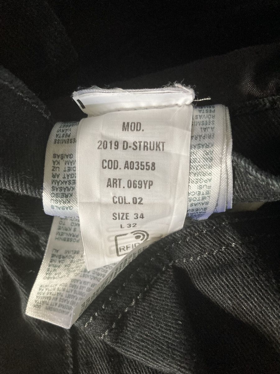 Diesel Jeans: Diesel • D-Strukt • Black • W34 L 32 •  – Gebraucht aus Monthey von la_hora_cero 6
