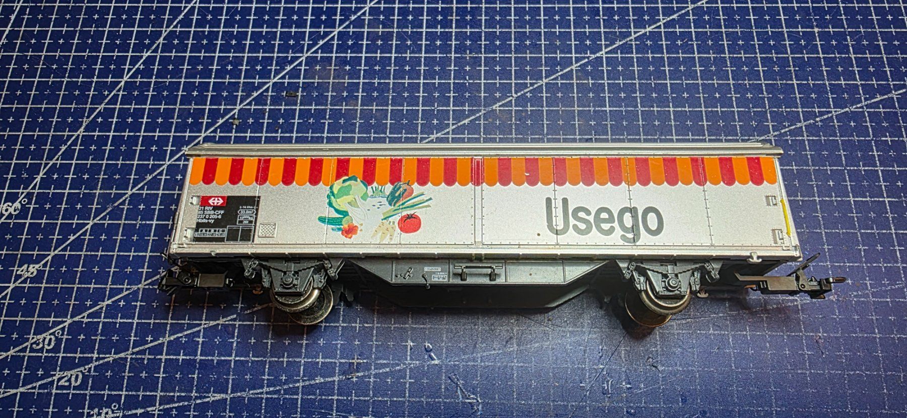 Märklin Modellini di ferrovie: Märklin SBB güterwagen Usego HO/AC – Usato da Hochfelden venduto da Danizh0