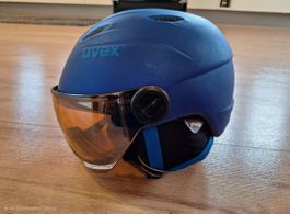 Skihelm Uvex mit Visier Grösse 54-56 cm