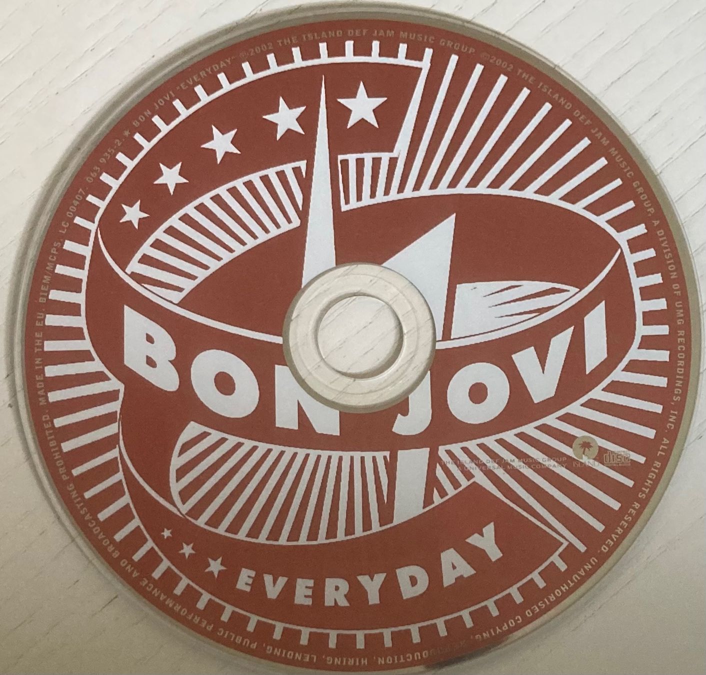 CD: BON JOVI - EVERYDAY – Usato da Poliez-Pittet venduto da Newtown-Records 2