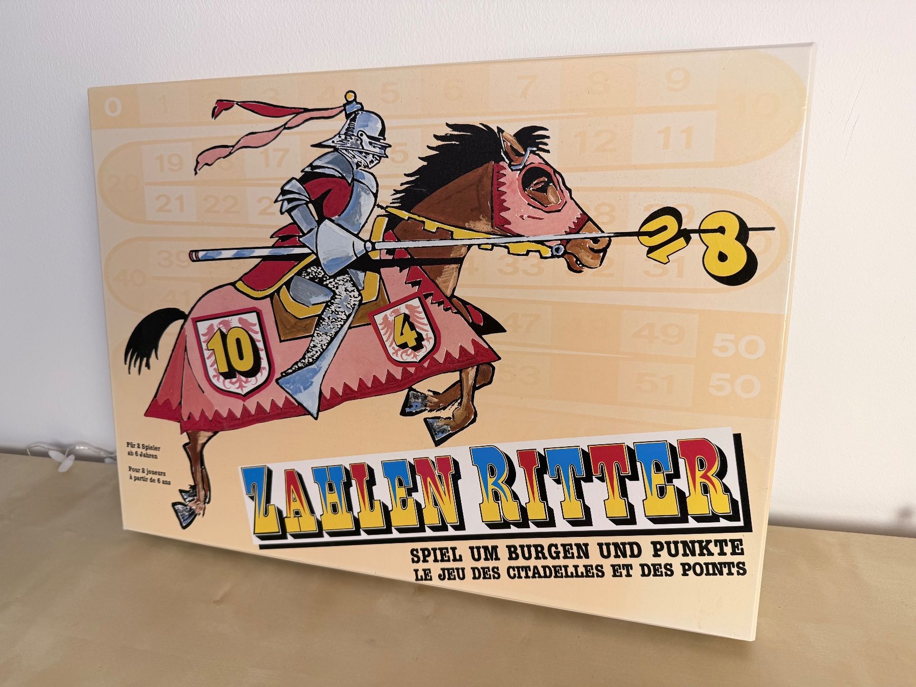 Zahlen Ritter Spiel, Komplett, Top Zustand, ab 6 Jahren (Gebraucht) in ...