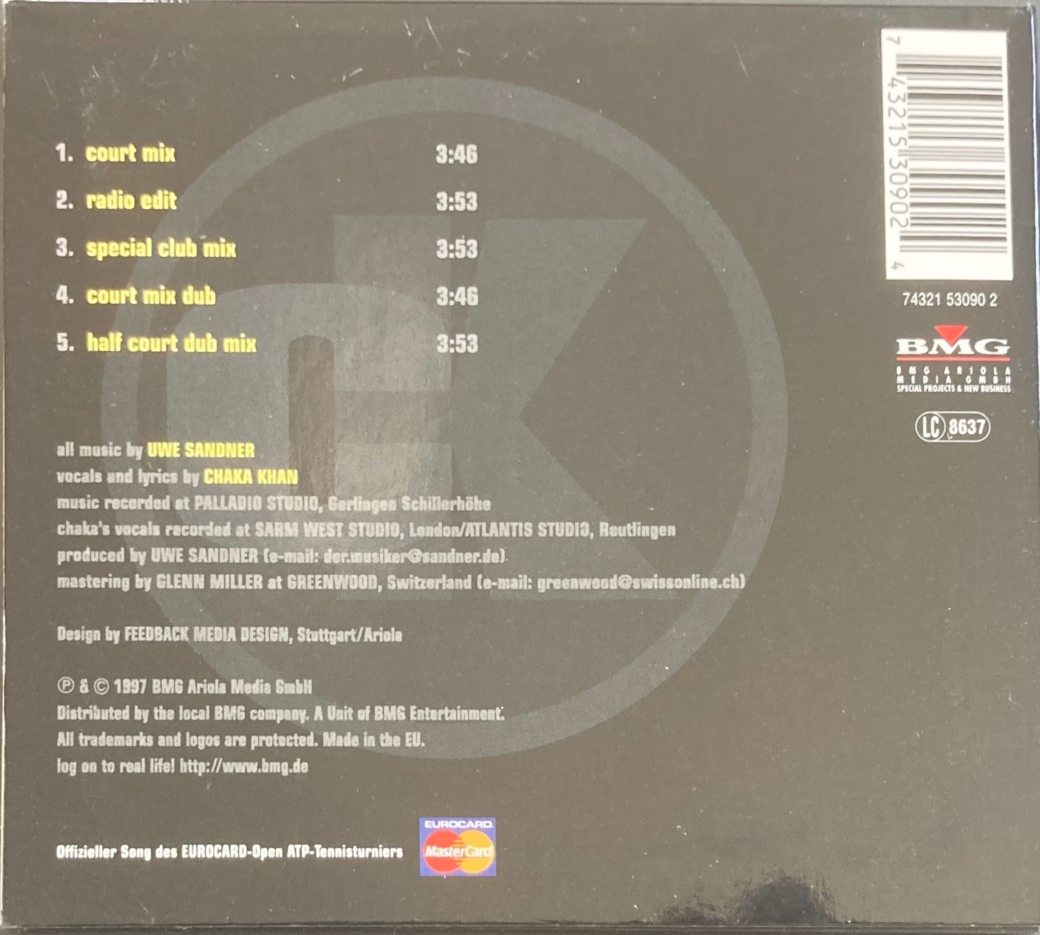 CD: UWE DANDNER FEAT. CHAKA KHAN - NUMBER ONE – Usato da Poliez-Pittet venduto da Newtown-Records 1