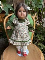 Entzückende antike Kieser Puppe mit Blumenkleid