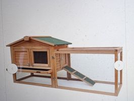 WilTec 51070 XXL Hasenstall Kaninchenkäfig