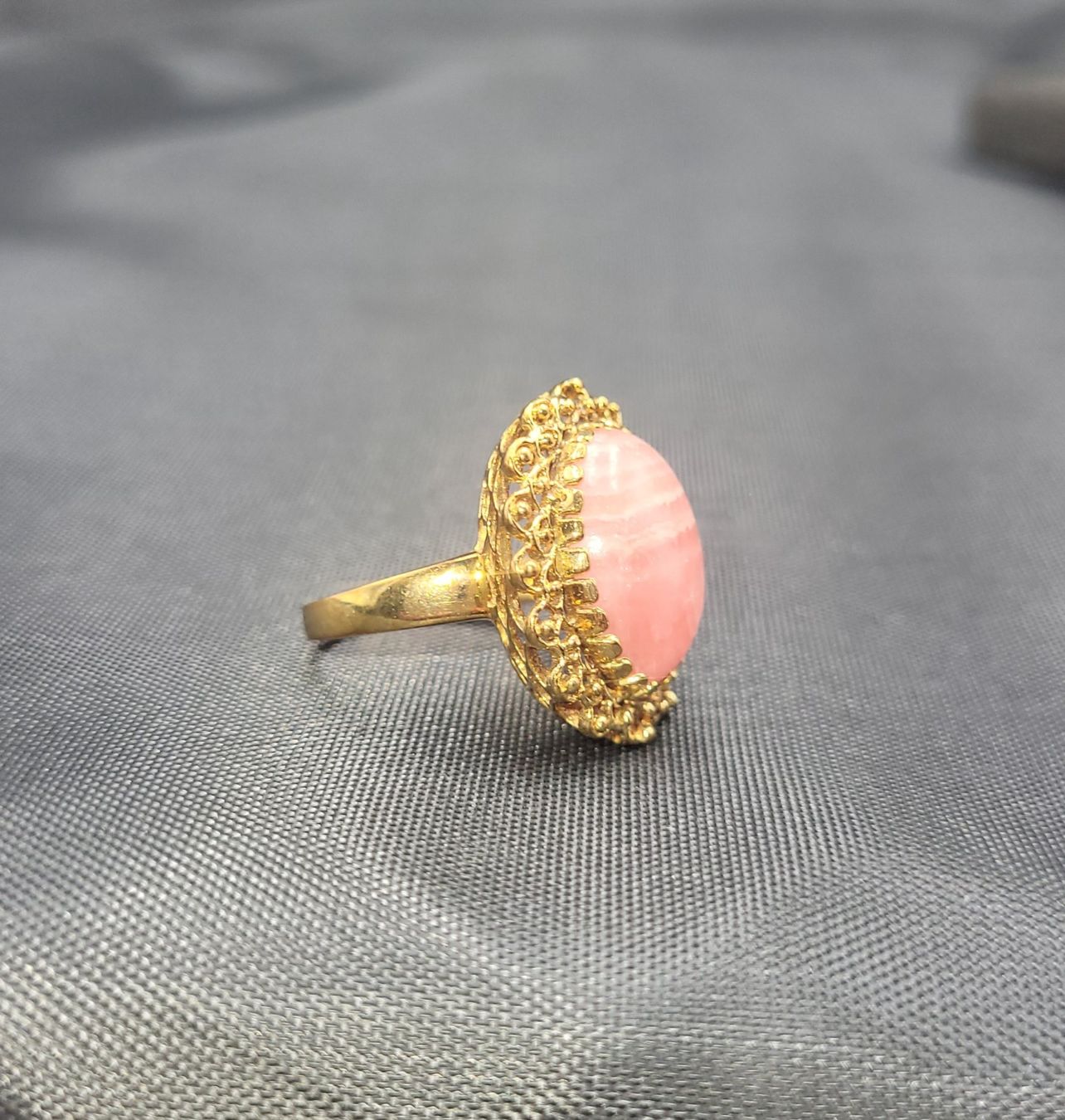 Anelli: Gold 585 Vintage Ring Mit Rosa Stein – Usato da Wald ZH venduto da Dasilver 6