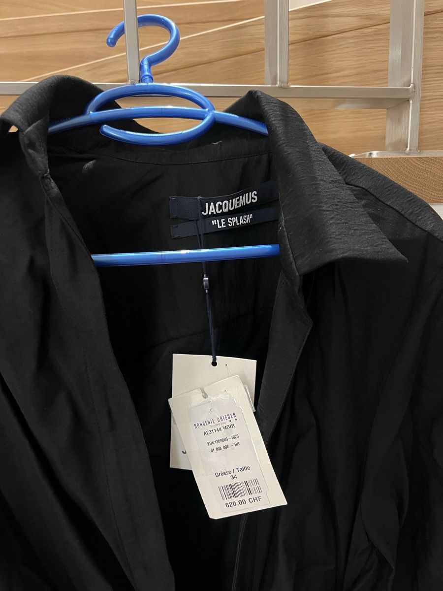 Vestiti: Robe chemise noire Jacquemus "Le Splash" neuve – Nuovo e nell'imballaggio originale da Lutry venduto da roxypoxy 2