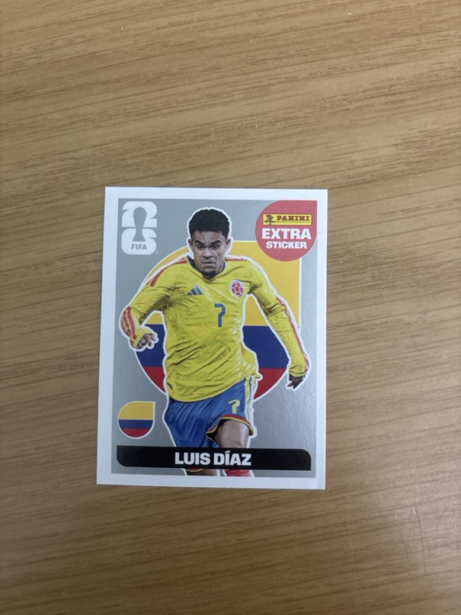 Panini Carte collezionabili: Luis Díaz Silber Extra Sticker – Nuovo (secondo la descrizione) da Solothurn venduto da ThorBaRa