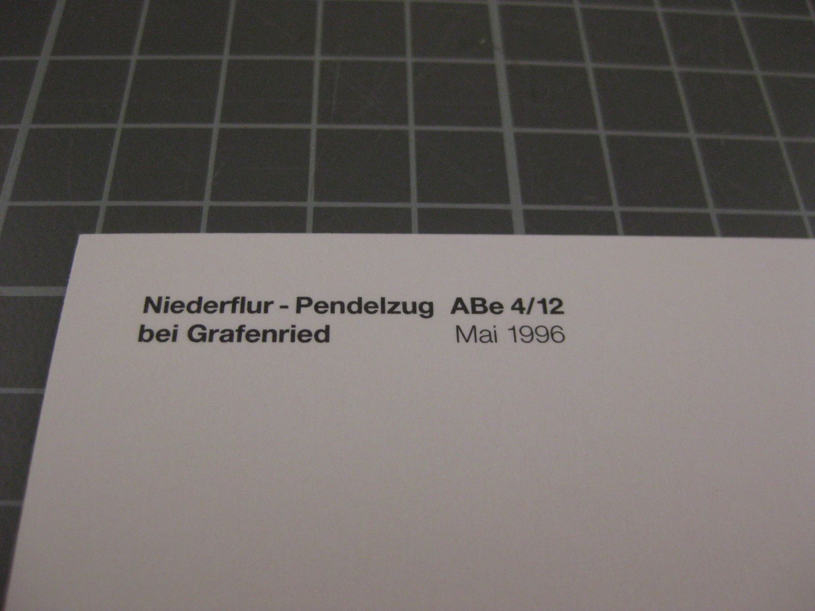 Cartoline postali: AK Grafenried mit Zug – Nuovo (secondo la descrizione) da Malters venduto da Marosko 2