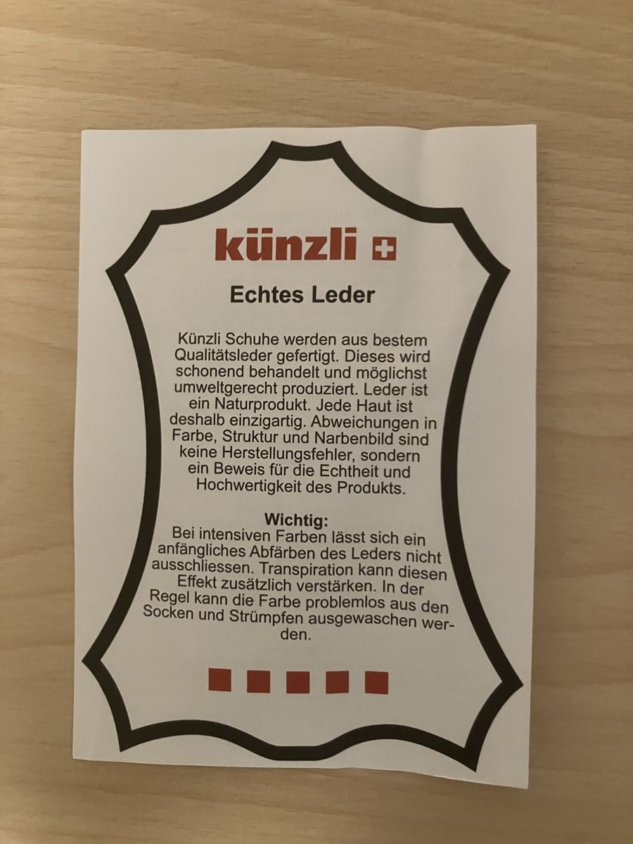 Künzli Scarpe da uomo: Künzli Ortho-Schuhe neuwertig – Nuovo (secondo la descrizione) da Allschwil venduto da Loreleyla 2