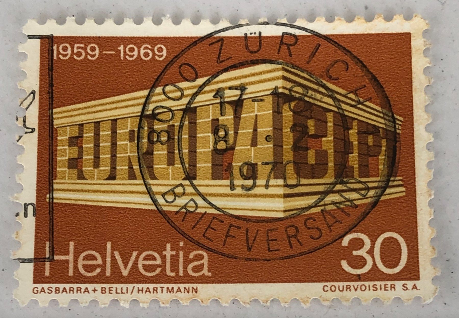Tutti i francobolli: Nr. 466 GESTEMPELT ZÜRICH – Usato da Aarau venduto da Billa007