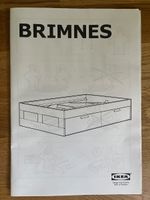 Bettgestell IKEA Brimnes weiss mit Schubladen gebraucht