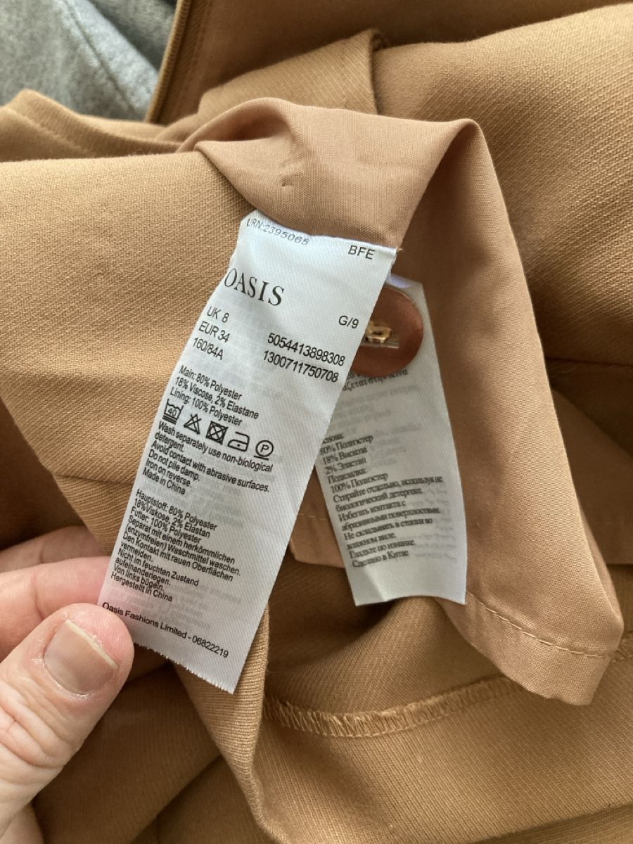 Vestiti: Etuikleid Beige von Oasis Gr. 34 – Usato da Wabern venduto da kriigi 5