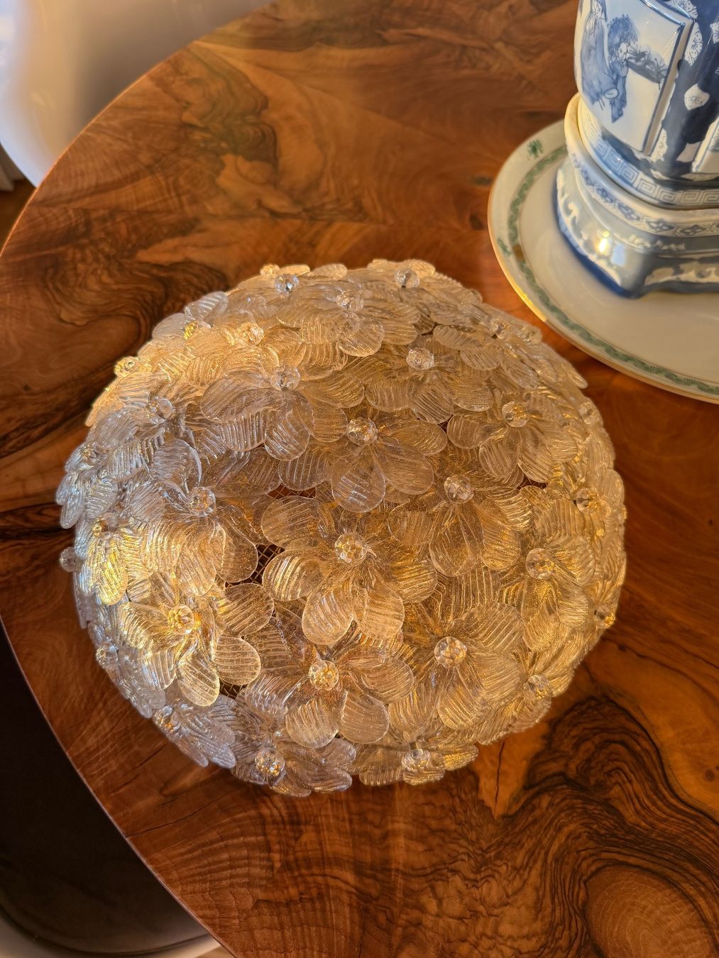Lampadari & plafoniere: Murano Glass Flower Basket 1950s – Usato da Zürich venduto da ralph__ 2