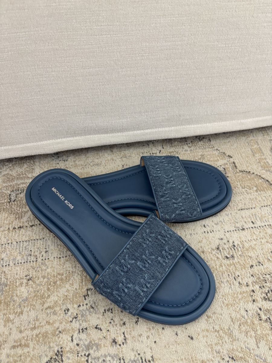Michael Kors Damenschuhe: NEW - Michael Kors Denim Slippers NP: 159.- – Neu (gemäss Beschreibung) aus Horgen von lme_8kj7 1