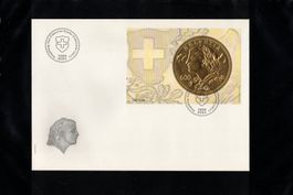 2013 FDC  Sonderblock Goldvreneli