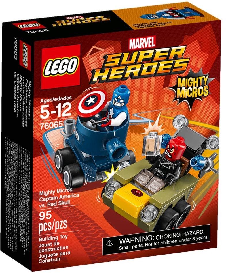Lego Kit di costruzioni: LEGO 76065 MARVEL Mighty Micros Captain America vs. Red – Nuovo e nell'imballaggio originale da La Chaux-de-Fonds venduto da Aminos