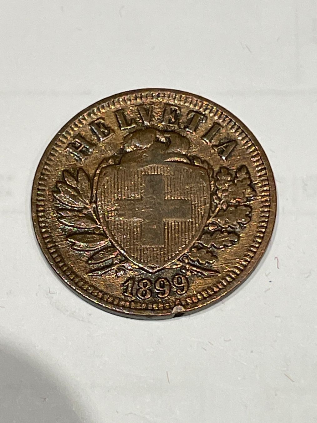 Alle Münzen: Münze 2 Rappen 1899 – Gebraucht aus Schlossrued von Tkanada