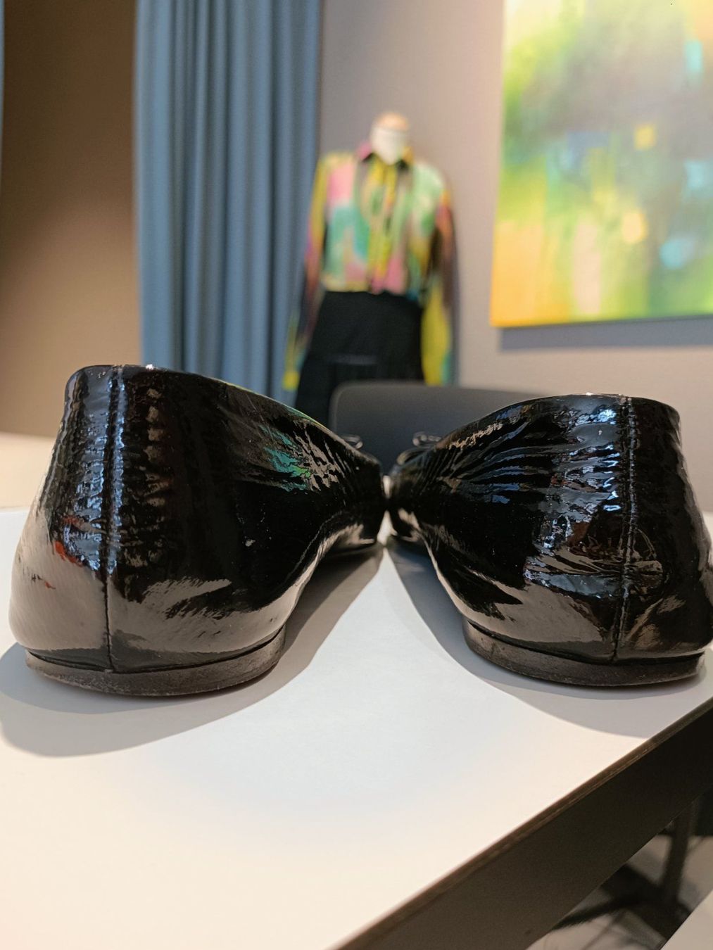 Prada Scarpe da donna: Prada Ballerinas Lackleder Schwarz, Grösse 37 – Usato da Zollikofen venduto da Proseco 2