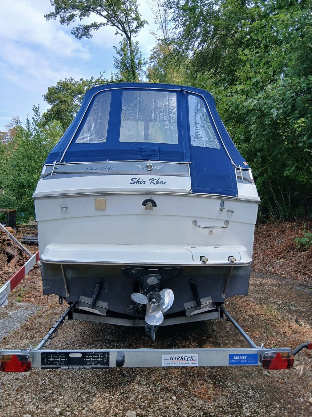 Bateaux: Motorboot mit Anhänger – D'occasion à Grellingen par zue_2fxh 2