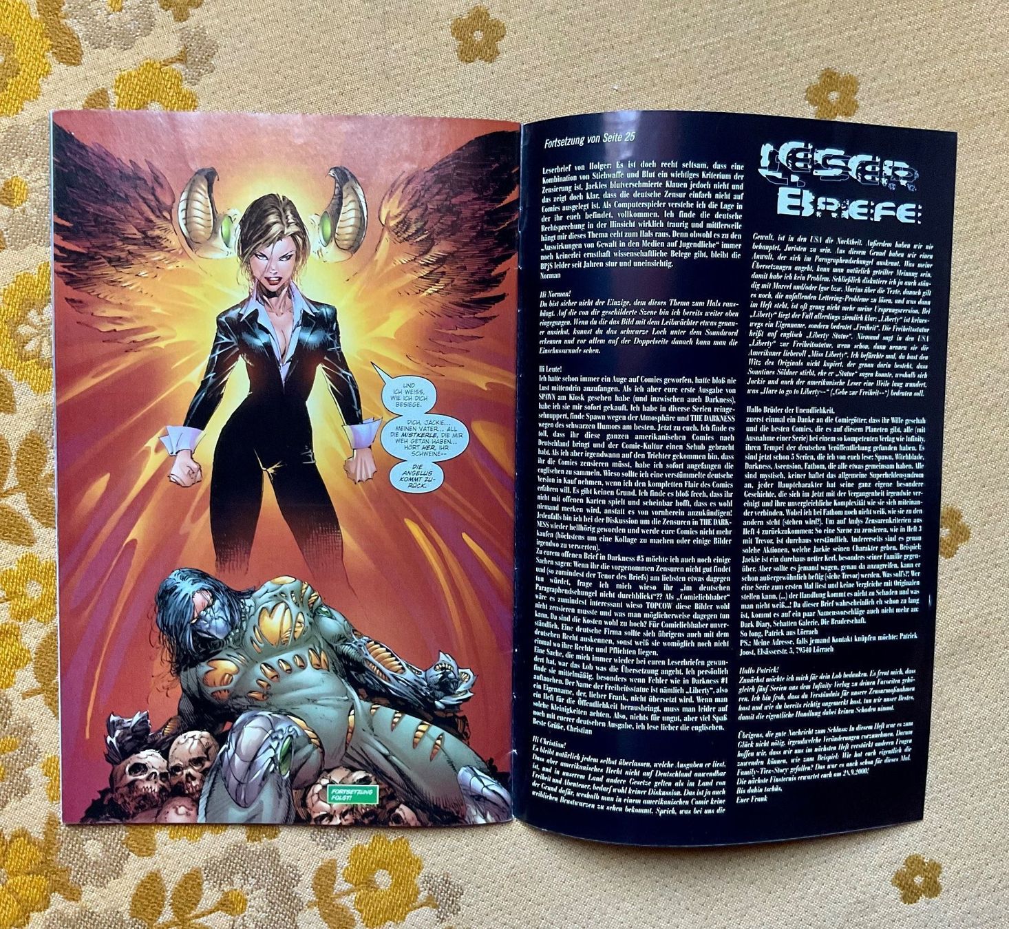 Comics: The Darkness Heft Nr 7 von 2000 – Gebraucht aus Endingen von nathan05 8