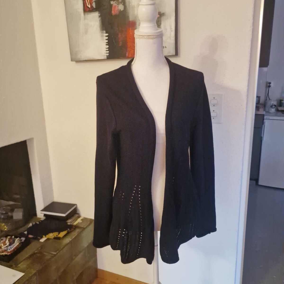 Giacche: Nove Marzzo Schwarze Strickjacke Gr.36 – Usato da St. Gallen venduto da mania03