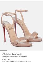 Christian Louboutin Loubi Queen 120 Nude - 39,5