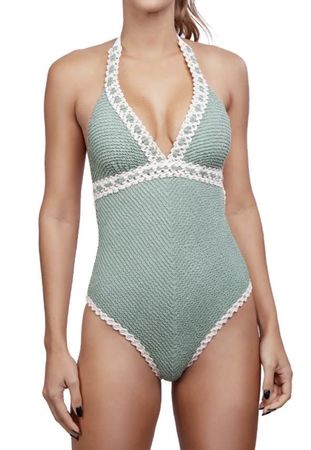 Dreamy Op Reversible Swimsuit, S/M