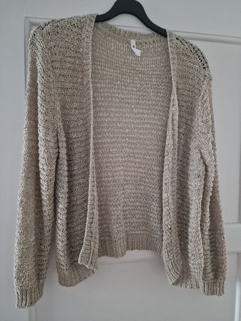  Strickjacke Cardigan, beige, Grösse L Top! (50)