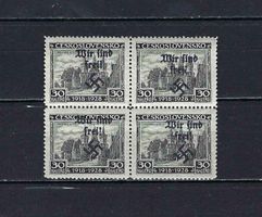 WKII Sudetenland 4er Block  **