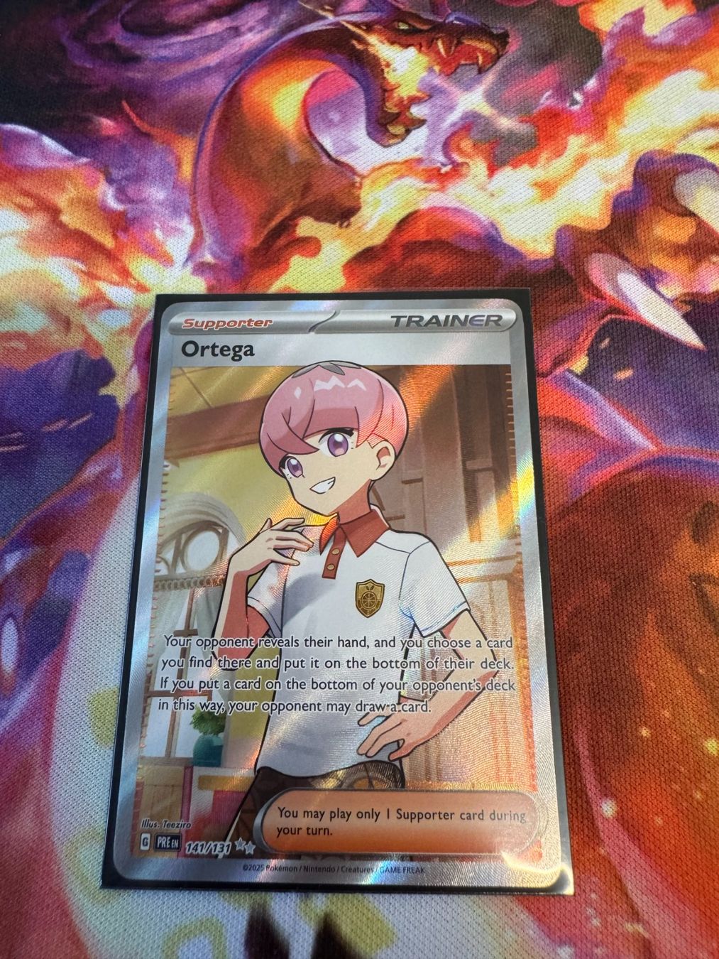 Pokémon Carte collezionabili: Ortega (PRE 141) / Prismatic Evolutions – Nuovo (secondo la descrizione) da Bülach venduto da CherryBlu