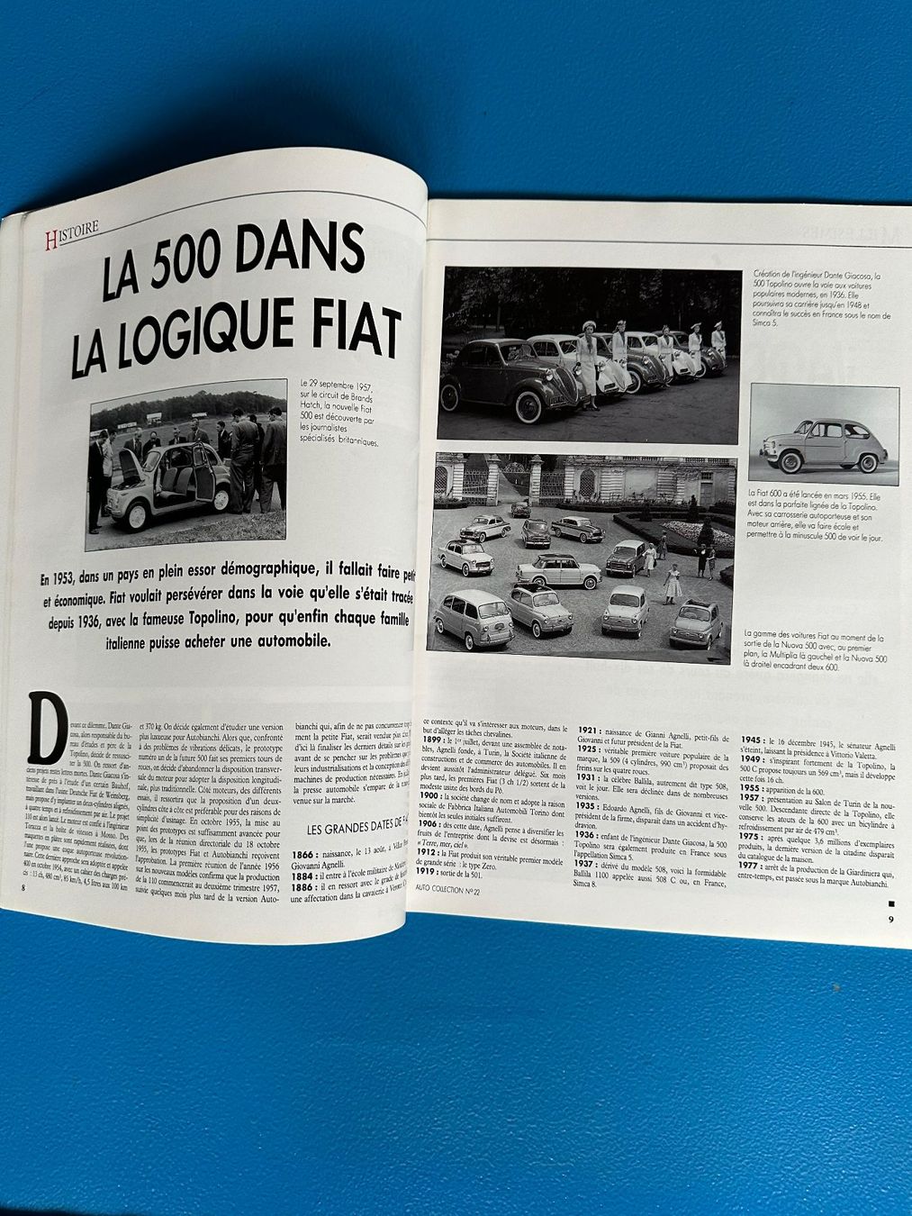 Riviste & Magazine: Heft , Fiat 500  , Auto - Passion  1994 , Oldtimer – Usato da Boswil venduto da pavo1 1