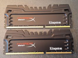2x 8 GB Kingston HyperX DDR3 2400 MHz RAM Kit