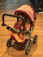 Puppenkinderwagen mit Regenbogen-Einsatz