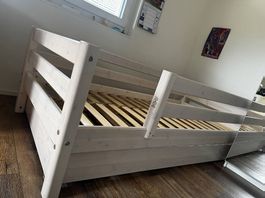 Kinderbett Flexa inklusiv Bettschublade