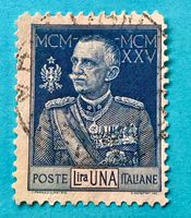 Briefmarken aus Victor Emanuel III 25 Jahre König gestempelt
